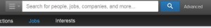 LinkedIn Advanced search