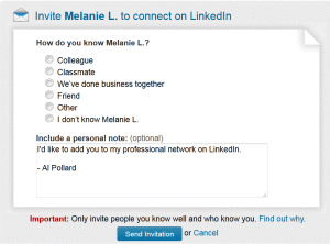 LinkedIn Personal Connect