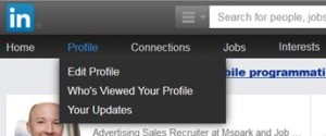 LinkedIn edit profile